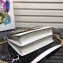Prada Belle Leather Shoulder Bag 1BD188 White 2019
