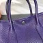 Hermes Leather Mini Garden Party Bag Purple
