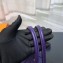 Hermes Leather Mini Garden Party Bag Purple