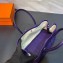 Hermes Leather Mini Garden Party Bag Purple