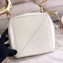 Hermes Licol 17 Bucket Bag In Evercolor Calfskin Bicolor Leather White 2019