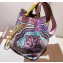 Hermes Licol 17 Bucket Bag In Evercolor Calfskin Bicolor Leather Print Pink 2019