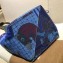 Hermes Licol 17 Bucket Bag In Evercolor Calfskin Bicolor Leather Print Blue 2019