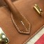 Hermes Birkin 35 Bag in Print Leather Brown/Canvas