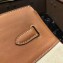 Hermes Birkin 35 Bag in Print Leather Brown/Canvas
