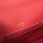 Hermes Kelly 32 Bag in Print Leather Black/Red/Suede Green