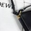 Loewe Gate Pocket Small Shoulder Pouch Bag With Adjustable Strap Black