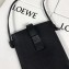 Loewe Pocket Small Shoulder Pouch Bag With Adjustable Strap Black