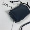Loewe Gate Pocket Small Shoulder Pouch Bag With Adjustable Strap Blue