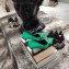 Balenciaga Heel 8cm BB Fringe Pumps Green 2019