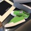 Chanel Vintage CC Logo Sneakers Green 2019