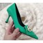 Balenciaga Heel 8cm BB Fringe Pumps Green 2019