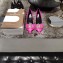 Balenciaga Heel 8cm BB Fringe Pumps Fuchsia 2019