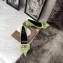 Balenciaga Heel 8cm BB Fringe Pumps Light Green 2019