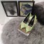 Balenciaga Heel 8cm BB Fringe Pumps Light Green 2019