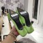 Balenciaga Heel 8cm BB Fringe Pumps Light Green 2019