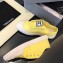 Chanel Vintage CC Logo Sneakers Yellow 2019