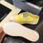 Chanel Vintage CC Logo Sneakers Yellow 2019