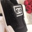 Chanel Vintage CC Logo Sneakers Black 2019