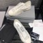 Chanel Vintage CC Logo Sneakers Lace White 2019