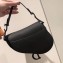 Dior Saddle Grained Calfskin Bag So Black 2019