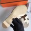 Hermes Heel 5cm Oasis Slipper Sandals in Togo Leather Creamy