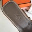 Hermes Oran Flat Slipper Sandals in Togo Leather Light Gray