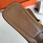 Hermes Oran Flat Slipper Sandals in Togo Leather Camel