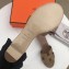Hermes Heel 5cm Oasis Slipper Sandals in Togo Leather Brown