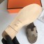 Hermes Oran Flat Slipper Sandals in Togo Leather Light Camel