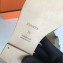 Hermes Oran Flat Slipper Sandals in Togo Leather Olive Green