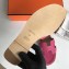 Hermes Oran Flat Slipper Sandals in Togo Leather Fuchsia