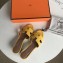 Hermes Heel 5cm Oasis Slipper Sandals in Togo Leather Yellow