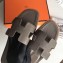 Hermes Oran Flat Slipper Sandals in Togo Leather Etoupe
