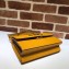 Gucci Zumi Grainy Leather Small Shoulder Bag 576338 Yellow 2019