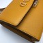 Gucci Zumi Grainy Leather Small Shoulder Bag 576338 Yellow 2019