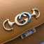 Gucci Zumi Grainy Leather Small Shoulder Bag 576338 Yellow 2019