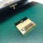 Gucci Zumi Smooth Leather Small Shoulder Bag 576338 Green 2019