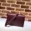 Gucci Zumi Smooth Leather Small Shoulder Bag 576338 Burgundy 2019