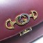 Gucci Zumi Smooth Leather Small Shoulder Bag 576338 Burgundy 2019