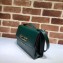 Gucci Zumi Smooth Leather Small Shoulder Bag 576338 Green 2019