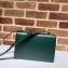Gucci Zumi Smooth Leather Small Shoulder Bag 576338 Green 2019