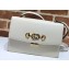 Gucci Zumi Grainy Leather Small Shoulder Bag 576338 White 2019