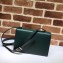 Gucci Zumi Grainy Leather Small Shoulder Bag 576338 Green 2019