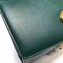 Gucci Zumi Smooth Leather Small Shoulder Bag 576338 Green 2019