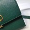 Gucci Zumi Grainy Leather Small Shoulder Bag 576338 Green 2019