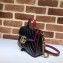 Gucci Diagonal GG Marmont Mini Top Handle Bag 583571 Black 2019