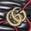 Gucci Diagonal GG Marmont Mini Top Handle Bag 583571 Black 2019