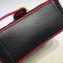 Gucci Diagonal GG Marmont Mini Top Handle Bag 583571 Black 2019