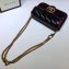Gucci Diagonal GG Marmont Super Mini Shoulder Bag 574969 Black 2019